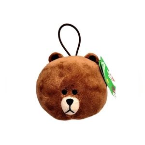 BROWN BEAR  LINE FRIENDS BROWN HEAD PLUSH DOLL